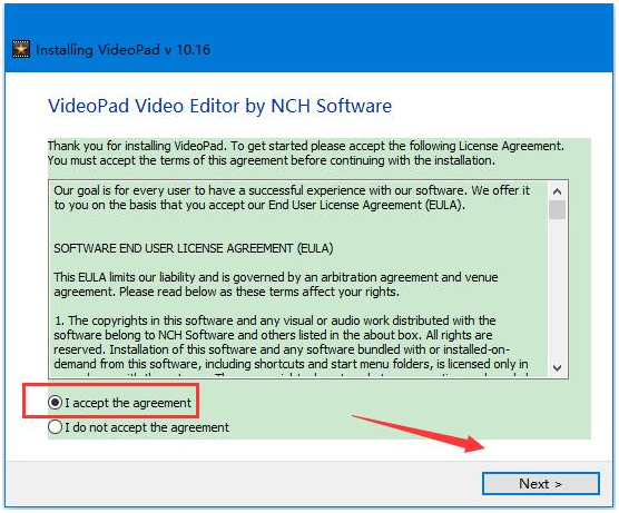 VideoPad Video Editor v7.34免费版【VideoPad 7.34破解版】汉化破解版安装图文教程