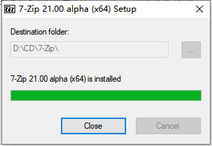 7-Zip v21.00【zip高压缩比的开源压缩软件】官方免费最新版安装图文教程