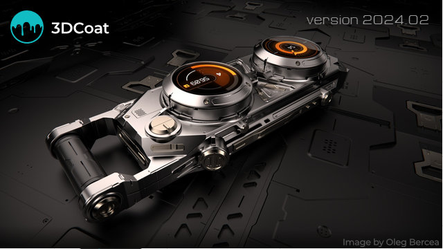 3D Coat v2024.02【游戏模型雕刻软件下载】免费版安装图文教程