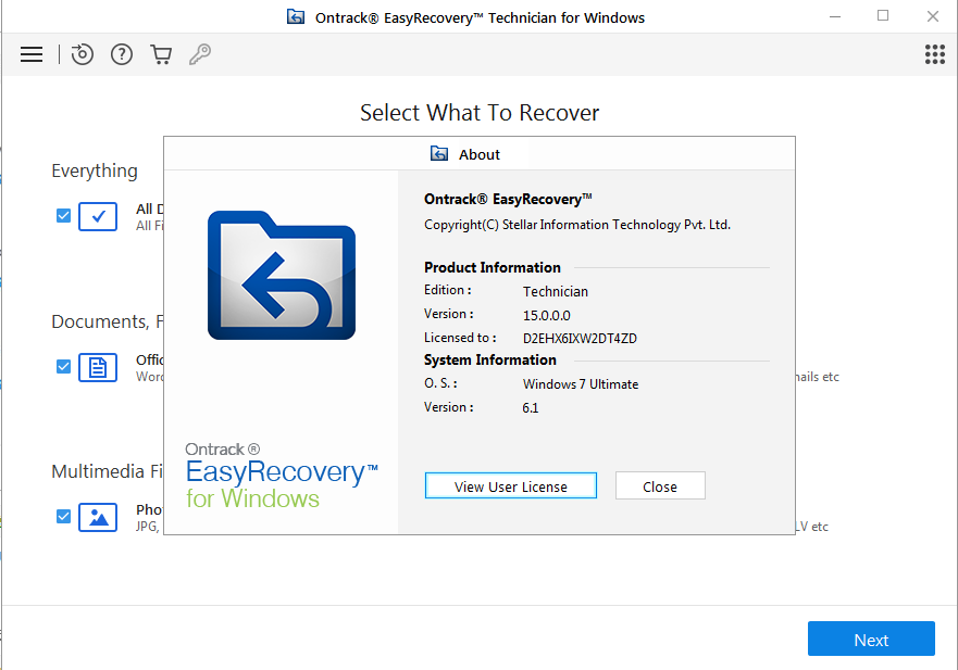 Ontrack EasyRecovery v15.0【硬盘数据恢复软件】直装免费版下载安装图文教程