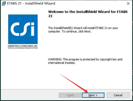 CSI ETABS Ultimate 21.2官方正式破解版+破解文件安装图文教程