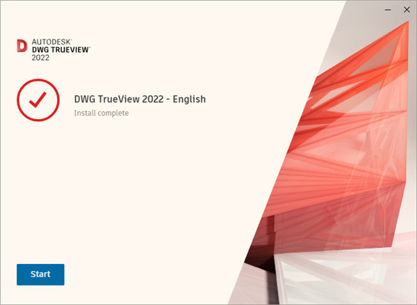 Autodesk DWG TrueView 2022【CAD看图软件】英文破解版下载安装图文教程