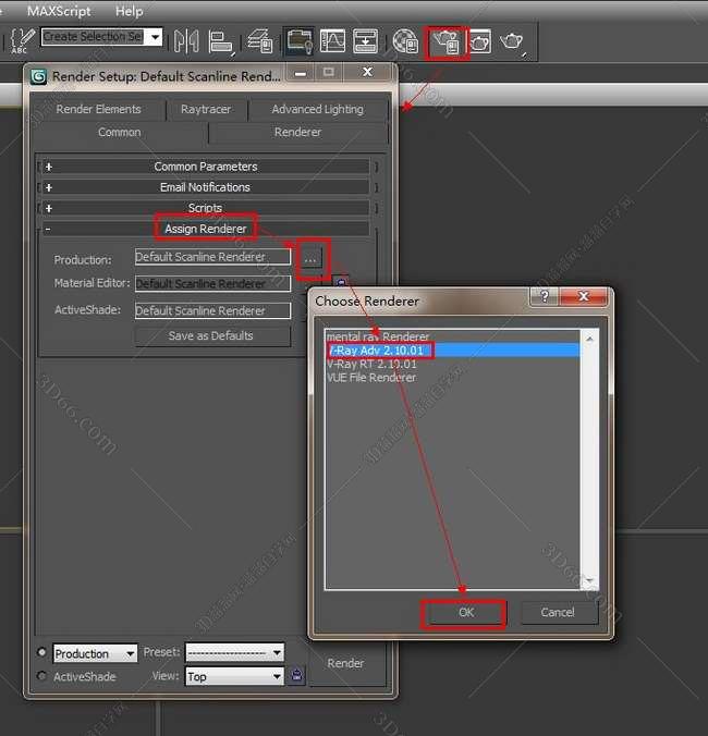 VRay 2.0【vr 2.0】 SP1 for 3dsmax2010 (64位) 中英文双语切换官方破解版安装图文教程