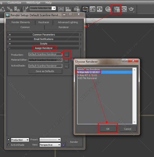vray2.0【adv 2.0 sp1 for 3dmax2010】渲染器（64位）中文版安装图文教程