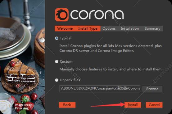 Corona Renderer1.6.3【CR渲染器1.6.3】for 3dmax2012-2018(64位)英文破解版安装图文教程