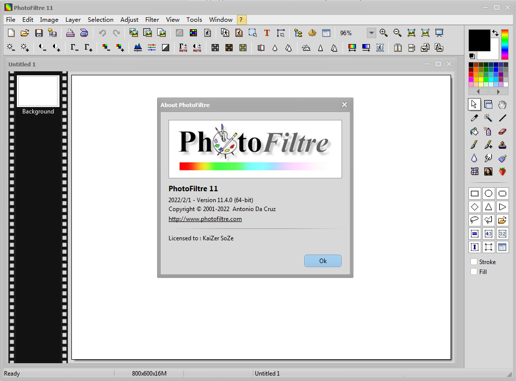 photofiltre studio v11.4.0【图像编辑软件】英文破解版安装图文教程