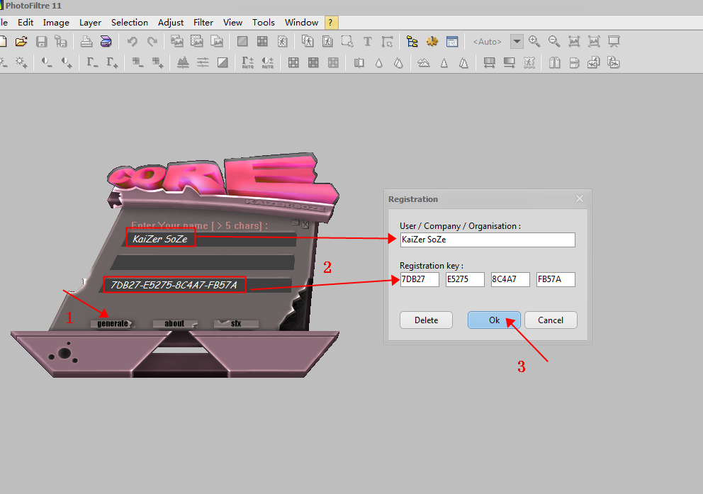 photofiltre studio v11.4.0【图片编辑软件】免费破解版下载 附注册机安装图文教程