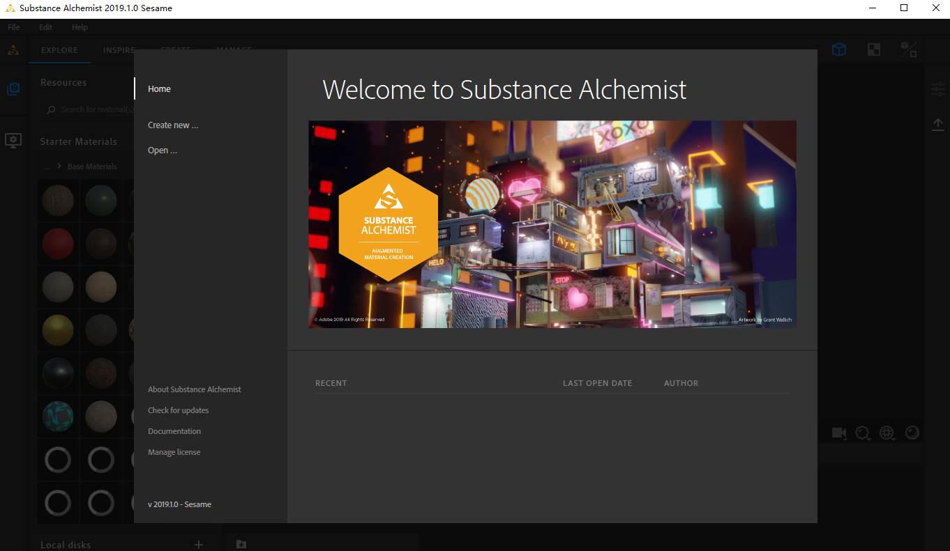 Substance Alchemist2019（材质制作软件2019）绿色英文版安装图文教程