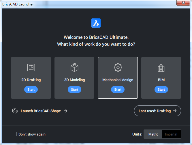 BricsCAD 21【2D/3D建模软件】英文破解版下载安装图文教程