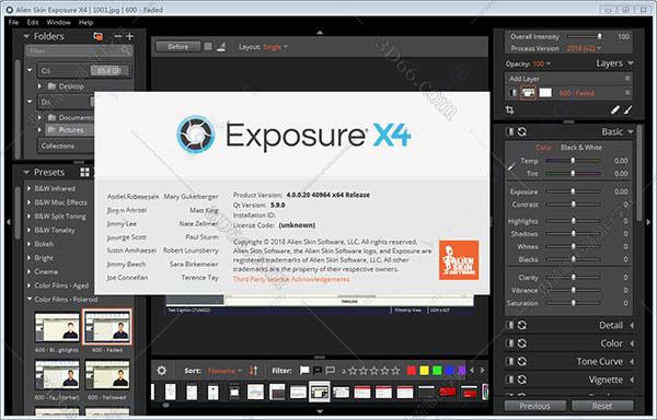 Alien Skin Exposure X4【Exposure 4官方版】胶片滤镜模拟软件