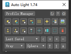 3dmax插件：Auto Light v1.74（添加灯光）免费版