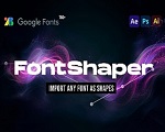 Aescripts FontShaper v1.0.1（ps字体编辑导入插件）完整专业版