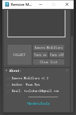 Remove Modifiers v1.3（3dmax修改器移除插件下载）正式版