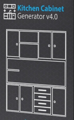 橱柜生成器：Kitchen Cabinet Generator 4.0 免费版