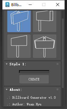 Billboard Generator v1.0(3dmax广告牌生成器)免费版 Billboard Generator v1.0(3dmax广告牌生成器)免费版